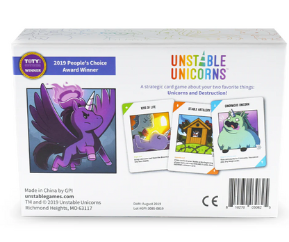 UNICORNS BOARD CARD Game