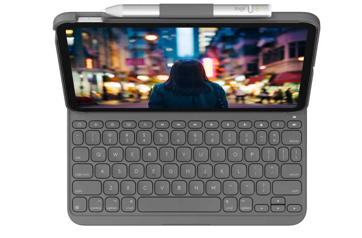 “📱 SLIM FOLIO Funda con Teclado Slim para iPad: Protección y Comodidad, Teclado Bluetooth y Diseño Delgado”