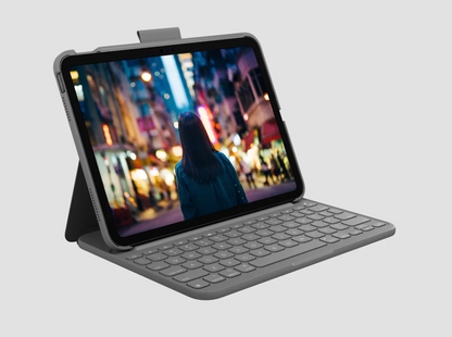 “📱 SLIM FOLIO Funda con Teclado Slim para iPad: Protección y Comodidad, Teclado Bluetooth y Diseño Delgado”